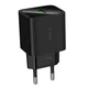 Сетевое зарядное устройство Hoco CS81A, USB, QC, с дисплеем, 18W, black - изображение 3
