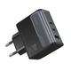 Сетевое зарядное устройство Hoco CS75A USB/ 2 Type-C PD 70W midnight black - изображение 4