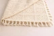 Скатерть хлопчатобумажная вязаное кружево с кистями 110*126 см, Boho Crochet, цвет - натуральный беж (445-288) - изображение 2