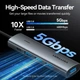 USB-хаб Vention USB 3.0 Type-C -> 4xUSB 3.0/1xUSB-C, 5Gbps Black (TGZHB) - изображение 7