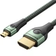 Кабель мультимедійний HDMI M to HDMI micro M 2.1m V2.0 8K 60Hz green VENTION (AGKGH) - зображення 1