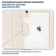 Чохол до планшета BeCover Rugged Origami Transparent Apple iPad 10.9" (2022/2024) / iPad (A16) 2025 11" Beige (714970) - зображення 7