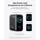 Зарядное устройство Anker Laptop GaN 140W 3xUSB-C PD3.1 + USB-A + display + cable Black (B2697GZ1) - изображение 4