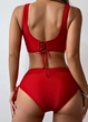 Купальник роздільний FS Women's Bikini Set S Бордовый (9690) - зображення 4