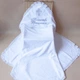 Крыжма BOKA из полотенцесушителя махры 100х100 см Белый (Mahra_sriblo) - изображение 4