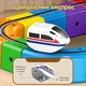 DIY STEM-конструктор Cube Track: Магический кубический трек 3D и скоростной поезд, Первое знакомство и быстрый старт - 51 деталь - изображение 6