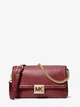 Женская сумка Michael Kors Sonia Medium Leather Shoulder Bag (вишневая) - изображение 2