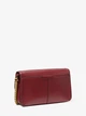 Женская сумка Michael Kors Sonia Medium Leather Shoulder Bag (вишневая) - изображение 5