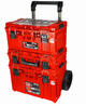Набір ящиків для інструментів Qbrick System PRIME SET 2 RED Ultra HD 535x327x775 мм, модульні, на колесах, водонепроникні - зображення 1