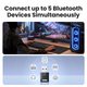 Bluetooth-адаптер Ugreen Bluetooth 6.0 CM748 USB передавач для комп'ютера ноутбука - зображення 5