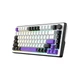 Клавиатура Hator Hellyberry HK75 Mechanical Linear RGB USB UA White/Violet (HK75) - изображение 3