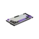 Клавиатура Hator Hellyberry HK75 Mechanical Linear RGB USB UA White/Violet (HK75) - изображение 4