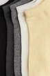 Носки H&M для хлопчика 34-36 набір з 5 пар, сірі., кремові, чорні - зображення 3