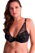 Бюстгальтер push-up Aubade 80B Черная звезда (137332) - изображение 1