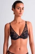Бюстгальтер push-up Aubade 80B Черная звезда (137332) - изображение 4
