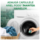 Універсальні капсули Ariel fast dissolving pod film touch of з Lenor для прання одягу (неймовірний аромат свіжості) All In1 4-ох компонентні Box 22 шт/уп - изображение 10