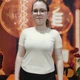 Футболка жіноча укорочена однотонна базова M бежевий - зображення 2