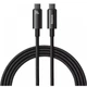 Кабель Baseus Tungsten Gold Fast Charging Data Cable Type-C to Type-C 240W 2 м Black - изображение 1