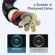 Кабель Baseus Tungsten Gold Fast Charging Data Cable Type-C to Type-C 240W 2 м Black - изображение 6
