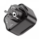 Фильтр питания Hoco NS3 4000W 1хP-2хUSB-1хType C Black - изображение 2