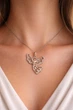Кулон оберег "Ангел-хранитель любви" на цепочке медзолото 18К Xuping Jewelry в сувенирной коробочке (14922) - изображение 7