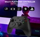 Беспроводной геймпад T-S102 Pro Bluetooth / 2.4G контроллер с вибрацией для Switch, PS3, PC, Android, iOS, Steam - Black - изображение 4