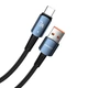 Кабель ESSAGER Sunset USB to USB-C 100W 7A 2m Blue (EXC7A-CGA03-P) - изображение 1
