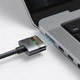 Кабель McDodo 140W USB-C to Magsafe 3 Magnetic Cable with LED 2m Black - зображення 4