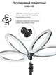 Кольцевая LED лампа d30см 20W 3200К - 6500К Ring Light YQ-320B с держателем телефона и регулировкой на 360 градусов - изображение 5