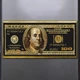 Картина сто доларів - Golden 100 Dollars - 60х120 см - зображення 1