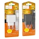 Набір зарядного пристрою Hoco CS11A 1USB потужність на виході 10.5W (5V/2.1A) кабель USB/Type C 1m Black - зображення 2