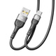 Кабель для зарядки USB Ridea RC-XS51 X-Silicone USB/Type C 60W (20V/3A) 2m Черный - изображение 5