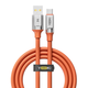Кабель для заряджання та обміну даними USB YOKI YK-UL61 ULTRA Series USB/Type C 60W (3A/20V) 1.2m Помаранчевий - зображення 9