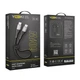 Кабель для зарядки и обмена данными USB YOKI YK-SO15 SOLID Series Type-C to Type-C 60W (3A/20V), 0.25 метра, Черный - изображение 7