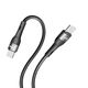 Кабель для зарядки и обмена данными USB YOKI YK-EX11 EXTRA Series Type-C to Type-C 60W (3A/20V) 1.2m Black - изображение 13