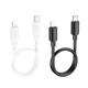 Кабель USB Hoco X96 Hyper PD20W Type-C to Lightning 0.25m Чорний - зображення 2