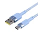Кабель USB Ridea RC-CP43 ColorPro Type-C 3A 1.2m Блакитний - изображение 8