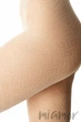 Колготки микротюль с геометрическим принтом GIULIA Mesh 40 model 6 2 Crema - изображение 3