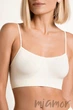 Топ бесшовный на тонких бретелях INSECRET BRA COMFORT ARCTIC WOLF L/XL Молочный - изображение 1