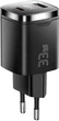 Сетевое зарядное устройство Essager 33W GaN Dual Port Type-C + USB-A Быстрая зарядка PD3.0+QC3.0 Цифровой дисплей ECT33W-GMB01-Z Black - изображение 4