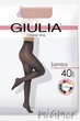 Колготки цветные из микрофибры Giulia Samba 40d 2 Nero - изображение 3
