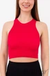 Топ безшовний в рубчик GIULIA Halter Top Rib Raspberry Sorbet S/M Малиновий - зображення 1
