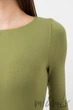Топ-лонгслів безшовний з довгим рукавом Giulia Crop Top OLIVE BRANCH S/M Оливковий - зображення 3