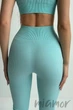 Легінси безшовні в рубчик InSecret Leggings Basic Ribbed WATERSPOUT S/M Блакитні - зображення 2
