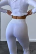 Легінси безшовні InSecret Leggings Basic 02 WHITE S/M Білі - зображення 5