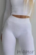 Легінси безшовні InSecret Leggings Basic 02 WHITE S/M Білі - зображення 6