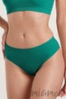 Трусики бесшовные в рубчик GIULIA Brasilian briefs RIB EMERALD L/XL Бирюзовые - изображение 1