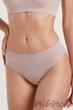 Трусики безшовні в рубчик GIULIA Brasilian briefs RIB BURNISHED LILAC L/XL Рожева пудра - зображення 1