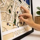 Декоративная 3D карта города Днепр в рамке объемная карта размер 20x30см подарок для дома - изображение 2
