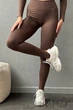 Легинсы бесшовные со штрипками InSecret Leggings Straps 02 DEEP TAUPE M/L Тауп - изображение 1